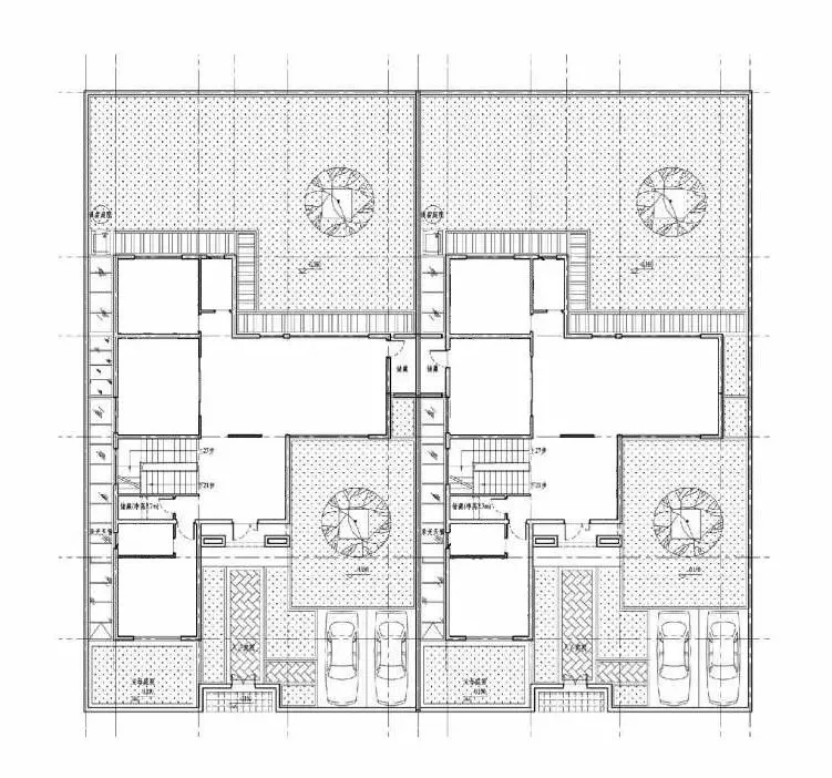修建被院落切分，，院与筑自然渗透